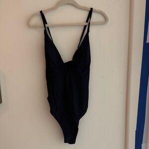 Cupshe Elegant Black One Piece Swimsuit